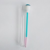 Disposable Glitter Eyelash Brush with Tube Eyebrow Mascara Wand Applicator for Eyelash Extension Makeup Brushes Tools